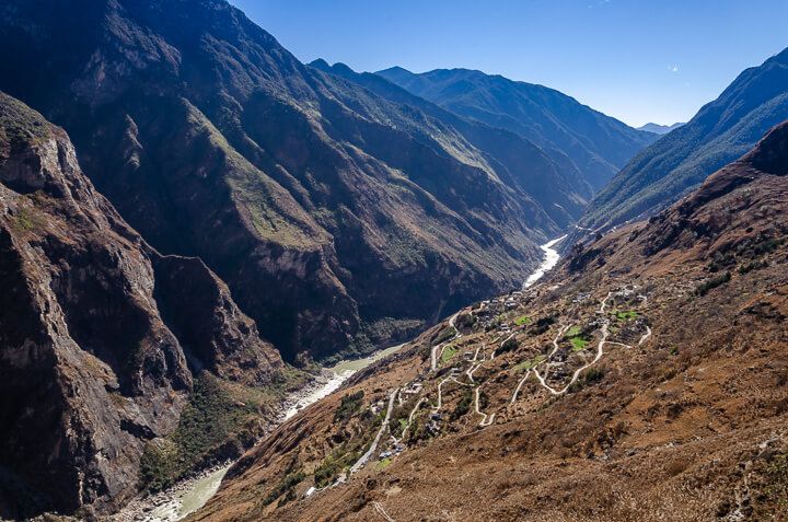 Zona baja de la Garganta del Tigre